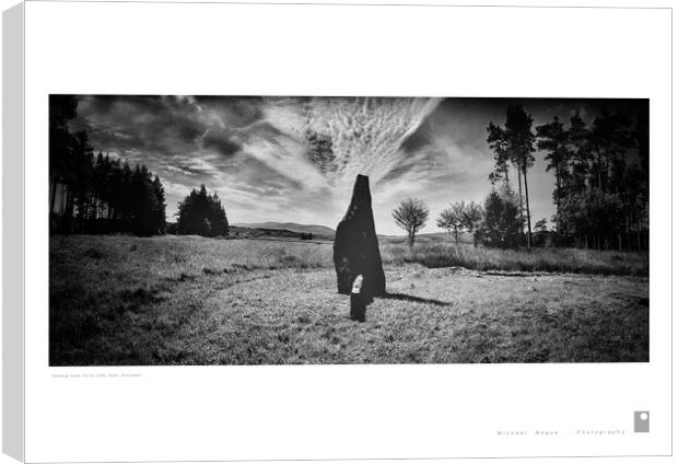 Standing Stone Circle (Skyre [Scotland]) Canvas Print by Michael Angus