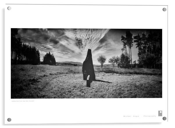 Standing Stone Circle (Skyre [Scotland]) Acrylic by Michael Angus