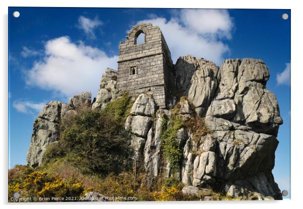 Roche Rock, Cornwall  Acrylic by Brian Pierce