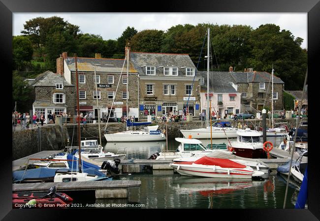 Padstow Harbour, North Cornwall Framed Print by Brian Pierce