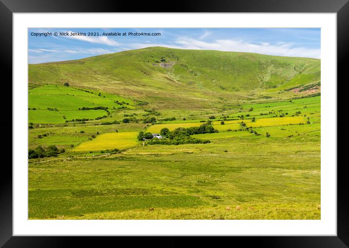 Foel Cwmcerwyn Preseli Hills North Pembrokeshire Framed Mounted Print by Nick Jenkins