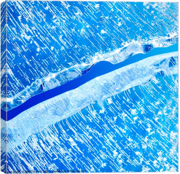 Blue Ice Canvas Print by geoff shoults