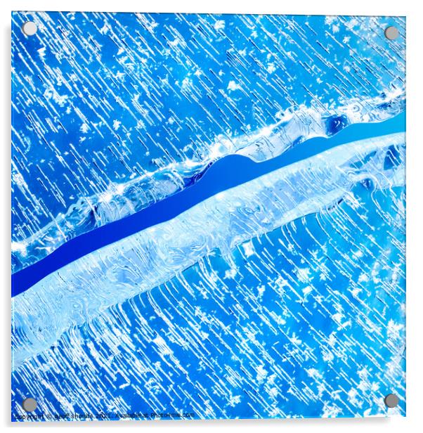 Blue Ice Acrylic by geoff shoults