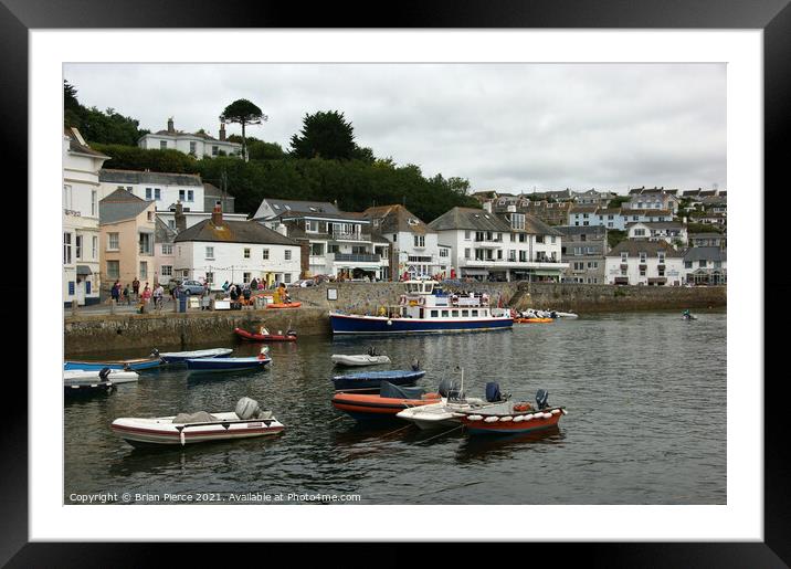 St Mawes, Cornwall Framed Mounted Print by Brian Pierce