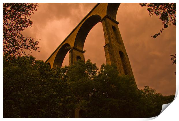 hownsgill viaduct Print by Northeast Images