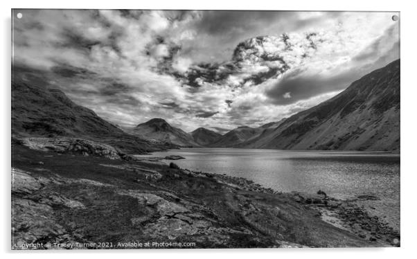 WastWater in Monochrome Acrylic by Tracey Turner