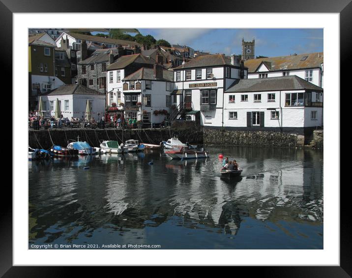 Falmouth Harbour, Cornwall  Framed Mounted Print by Brian Pierce