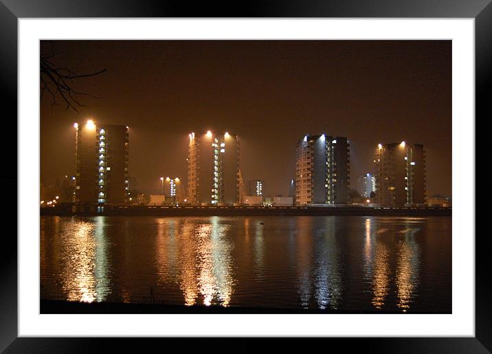 Four Towers Framed Mounted Print by Chris Waite