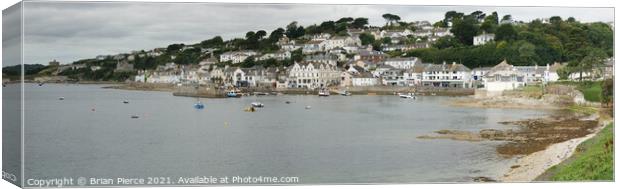 St Mawes, Panorama, Cornwall Canvas Print by Brian Pierce