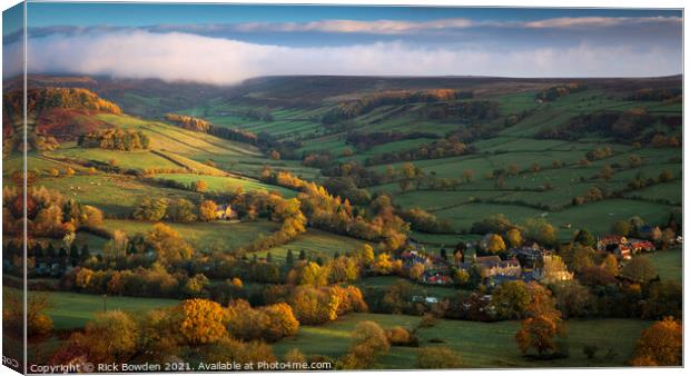 Autumnal Bliss in Rosedale Canvas Print by Rick Bowden