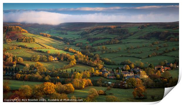 Autumnal Bliss in Rosedale Print by Rick Bowden