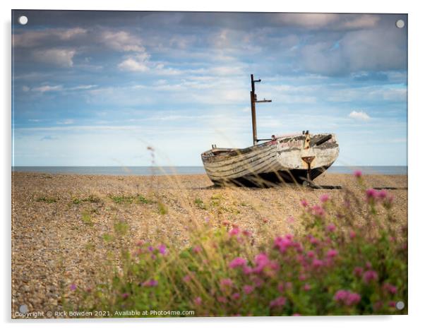 Aldeburgh Suffolk Acrylic by Rick Bowden