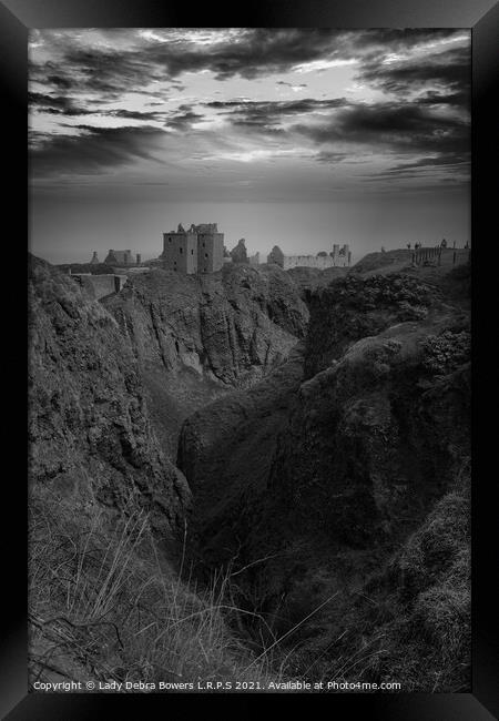Dunnottar Castle Stonehaven Scotland  Framed Print by Lady Debra Bowers L.R.P.S