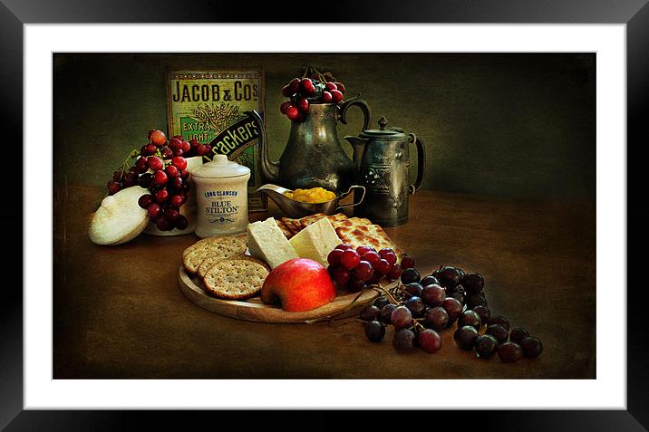 Mid Morning Snack. Framed Mounted Print by Irene Burdell