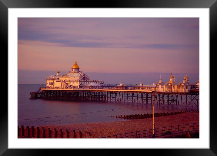 Daybreak At The Eastbourne Pier Framed Mounted Print by Chris Lord