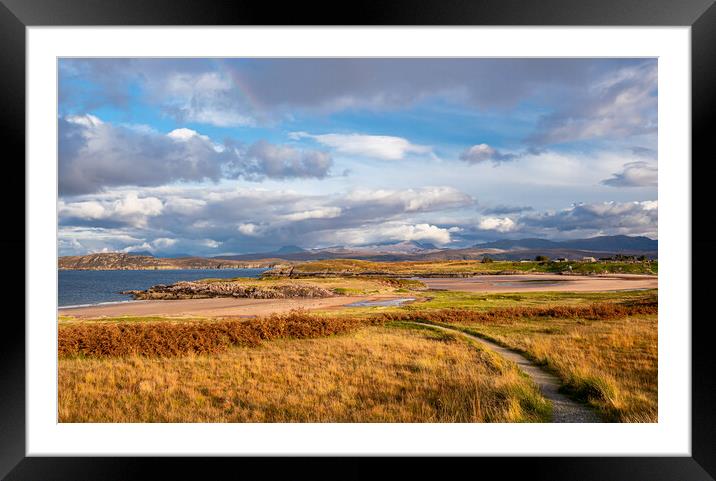 Firemore Beach, Poolewe, Scotland. Framed Mounted Print by Colin Allen