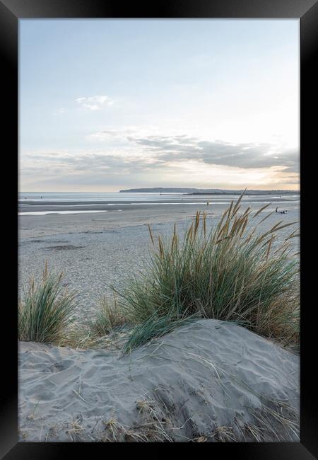 Camber Sands Beach Framed Print by Graham Custance