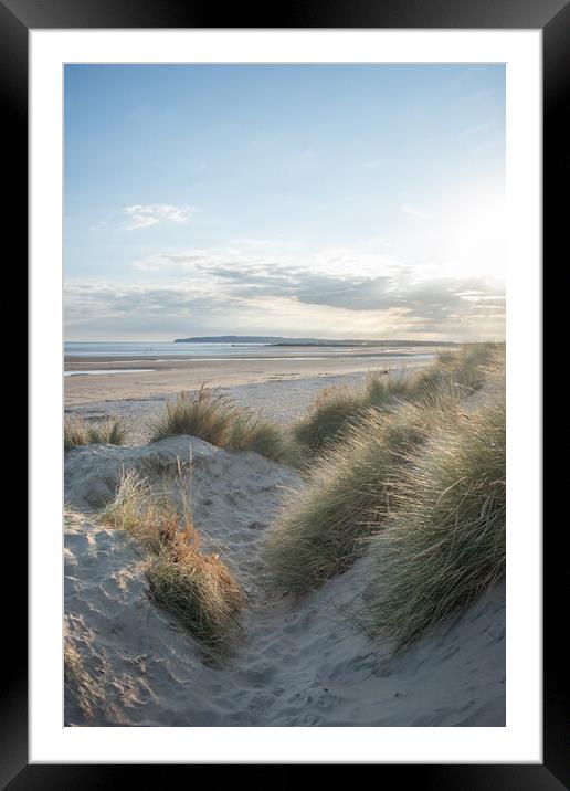 Camber Sands Beach Framed Mounted Print by Graham Custance