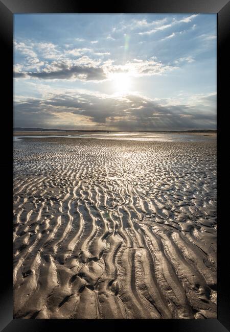 Camber Sands Beach Framed Print by Graham Custance