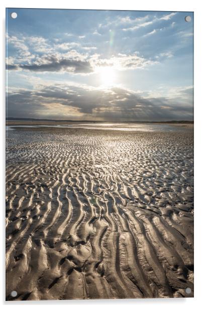 Camber Sands Beach Acrylic by Graham Custance