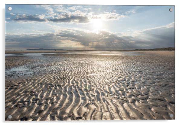 Camber Sands Beach Acrylic by Graham Custance