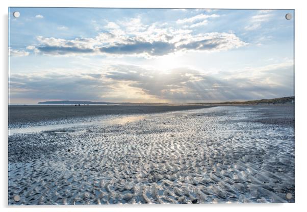 Camber Sands Beach Acrylic by Graham Custance