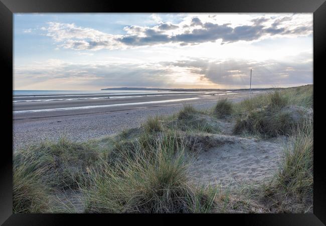 Camber Sands Beach Framed Print by Graham Custance