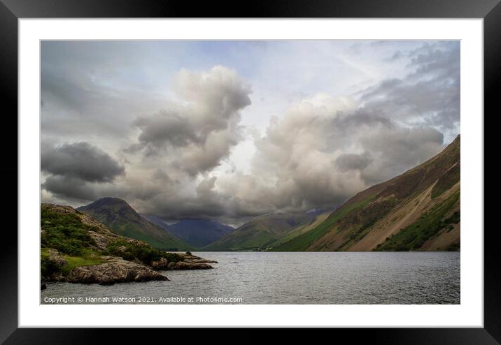 Wast Water 1 Framed Mounted Print by Hannah Watson