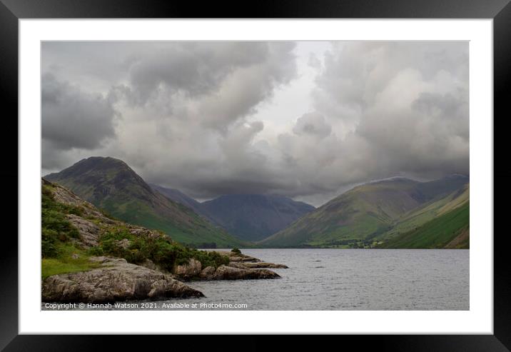 Wast Water 2 Framed Mounted Print by Hannah Watson