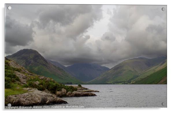 Wast Water 2 Acrylic by Hannah Watson