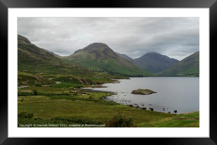 Wast Water Framed Mounted Print by Hannah Watson