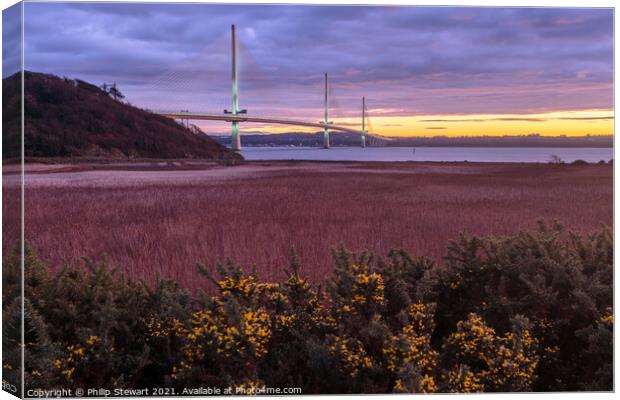 Queensferry Crossing Canvas Print by Philip Stewart