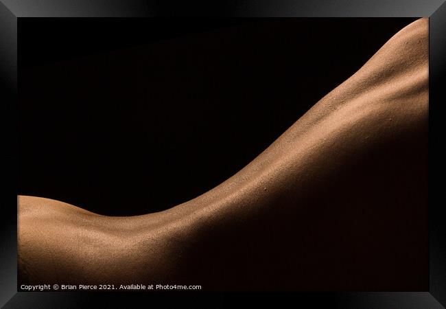 Art-Nude Bodyscape Framed Print by Brian Pierce