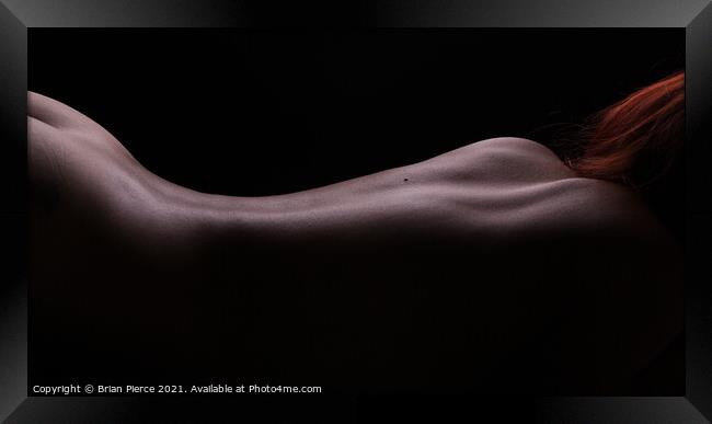Bodyscape - Fine Art Nude Framed Print by Brian Pierce
