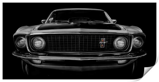 69' Mustang Print by Kelly Bailey