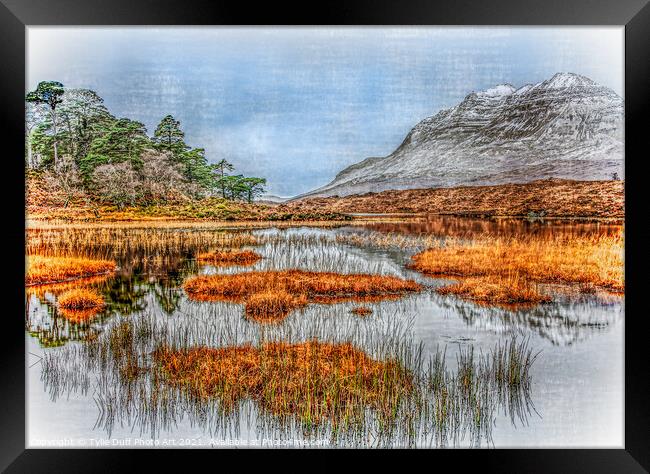 Loch In The Scottish Highlands Framed Print by Tylie Duff Photo Art