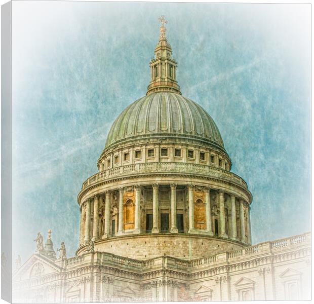 St Paul's Cathedral, London Canvas Print by Tylie Duff Photo Art