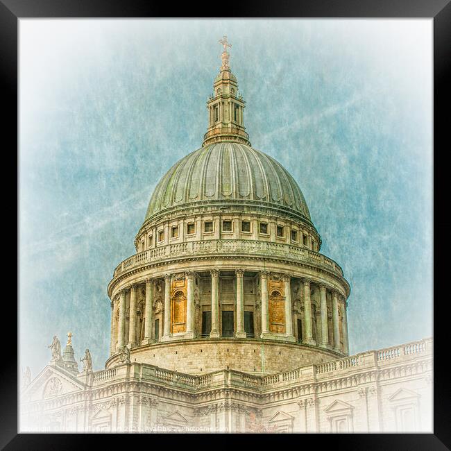 St Paul's Cathedral, London Framed Print by Tylie Duff Photo Art