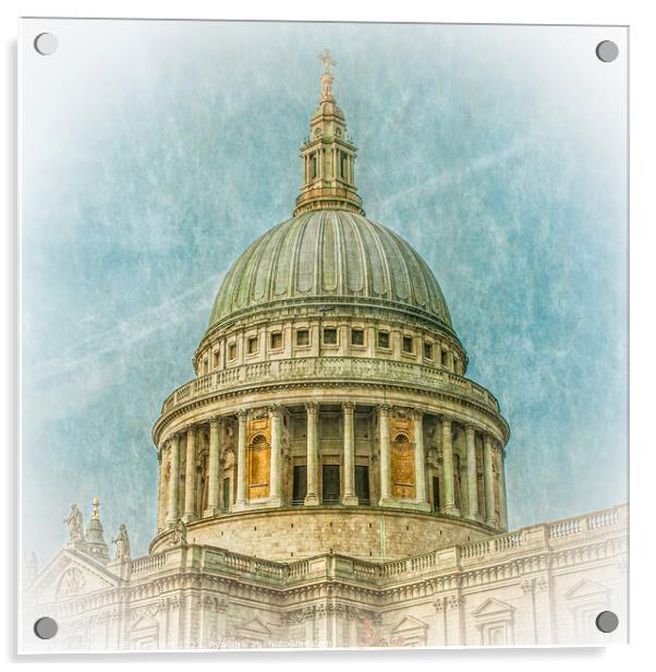 St Paul's Cathedral, London Acrylic by Tylie Duff Photo Art