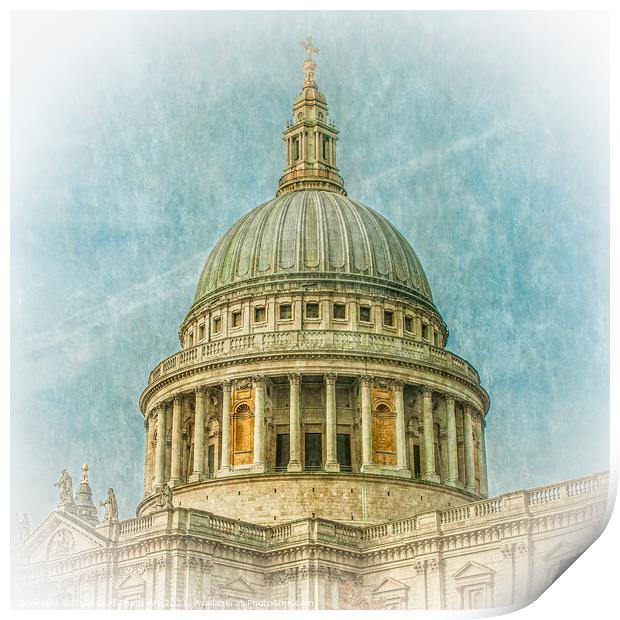 St Paul's Cathedral, London Print by Tylie Duff Photo Art