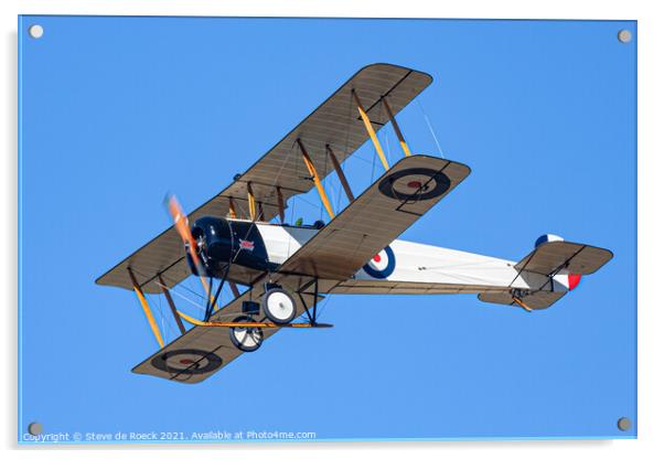 Avro 504K. Acrylic by Steve de Roeck