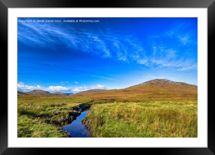 Scottish Highland Landscape Framed Mounted Print by Derek Daniel