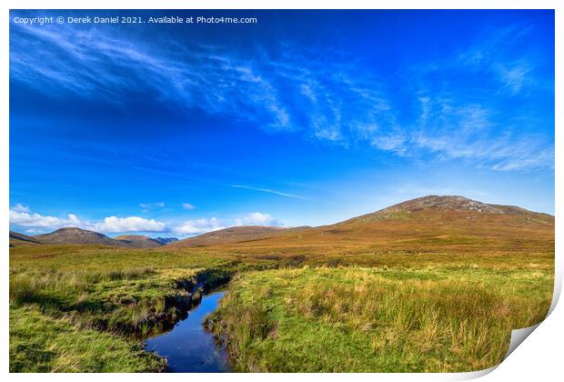 Scottish Highland Landscape Print by Derek Daniel