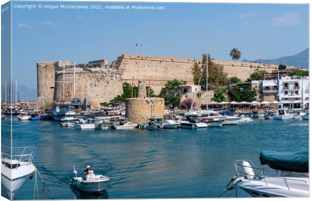 Kyrenia Castle, Northern Cyprus Canvas Print by Angus McComiskey