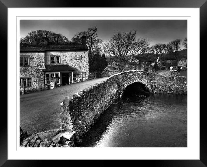 Malham village in the Yorkshire dales 210 Framed Mounted Print by PHILIP CHALK