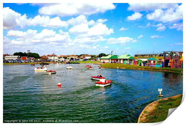 Queens Park at Mablethorpe. Print by john hill