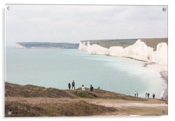 Seven Sisters Cliffs Acrylic by Graham Custance