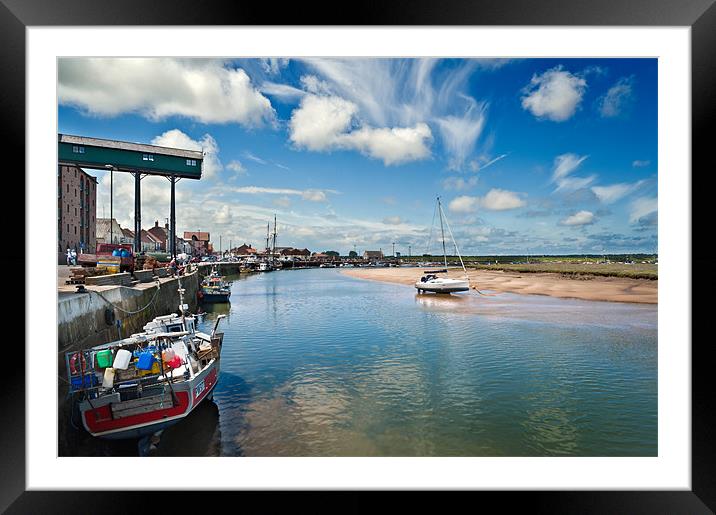 Wells Quay Framed Mounted Print by Stephen Mole
