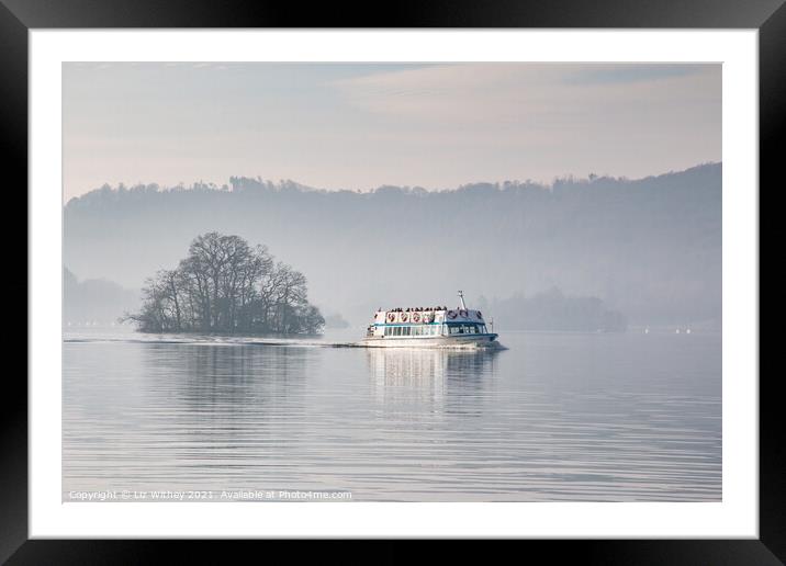 Windermere Framed Mounted Print by Liz Withey