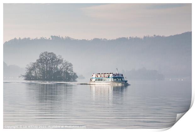 Windermere Print by Liz Withey